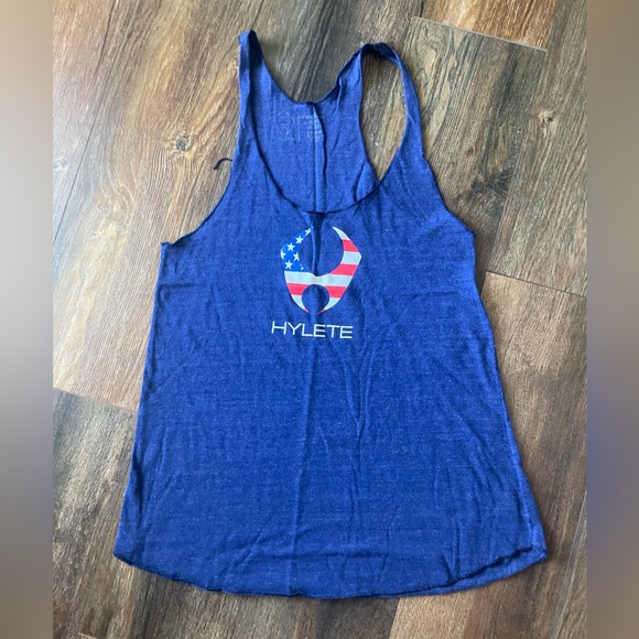 Hylete American themed Logo Workout Tank - Picture 1 of 3
